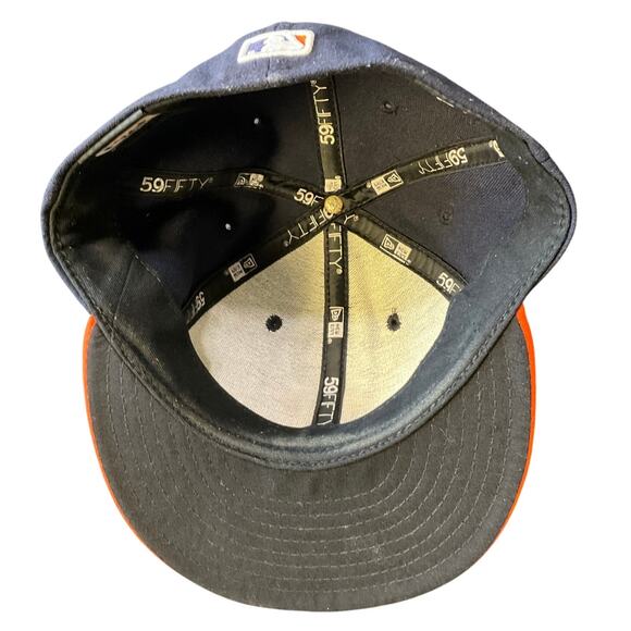 New Era 59Fifty MLB Houston Astros Logo On-Field Fitted Cap Size 7 3/8 - Picture 7 of 10